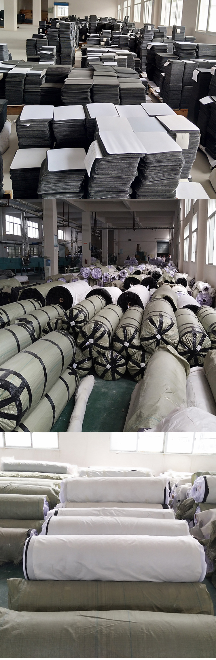 Rubber fam roll mouse pad coil raw material rubber white cloth synthetic wear-resistant non-degumming thickness 2-6mm manufacturer | PAIDU