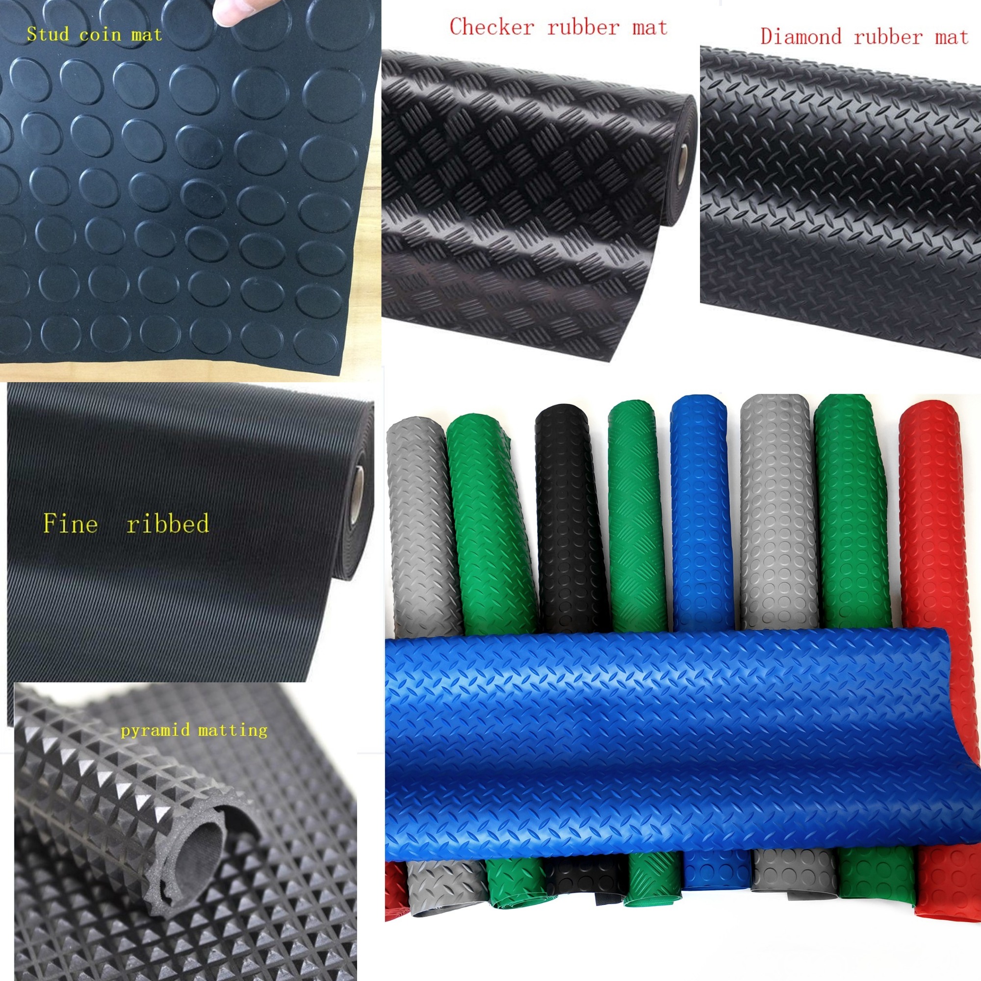 Sound insulation custom thickness SBR rubber plate manufacturer/PAIDU